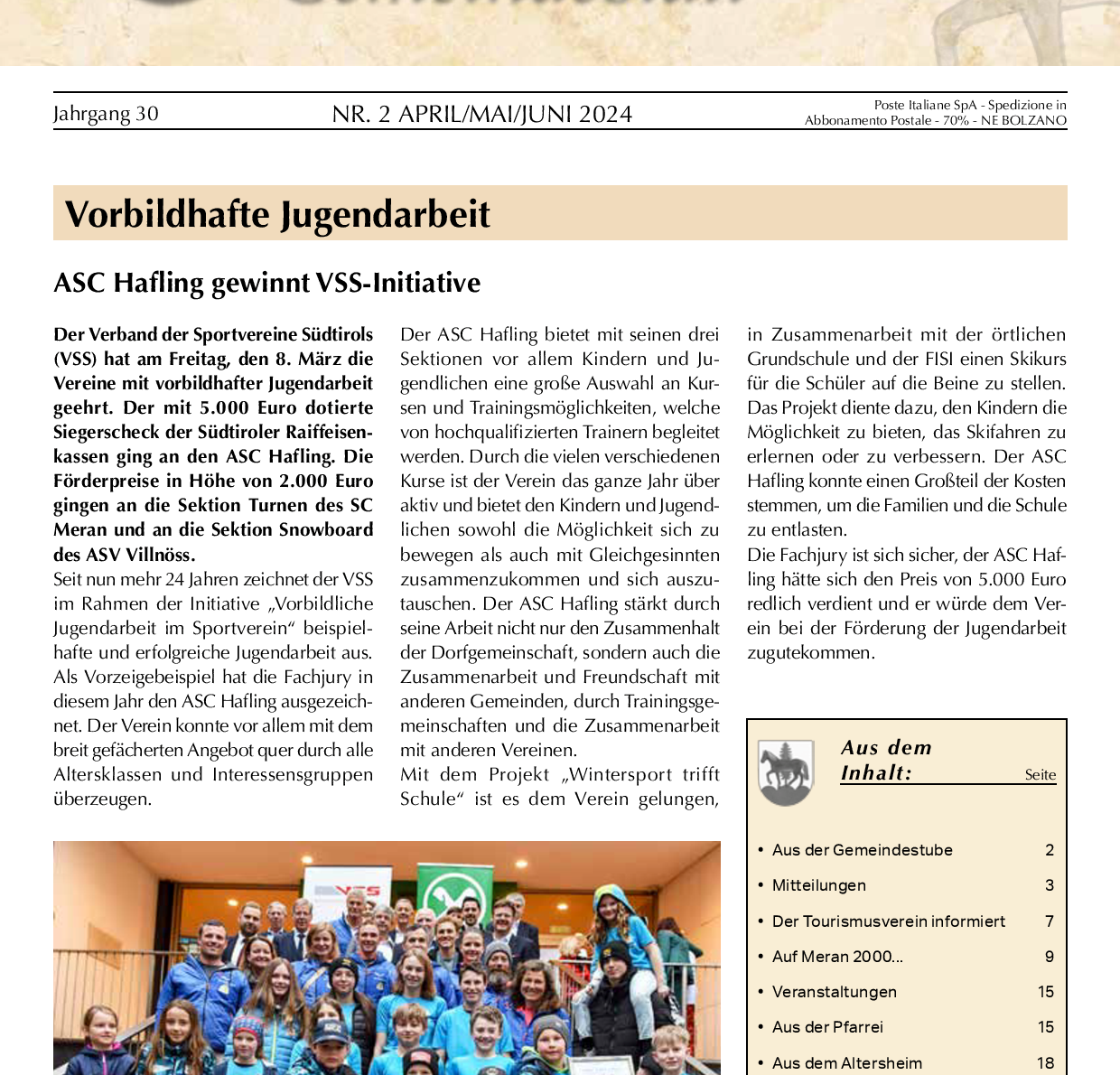 Haflinger Gemeindeblatt 01/2024