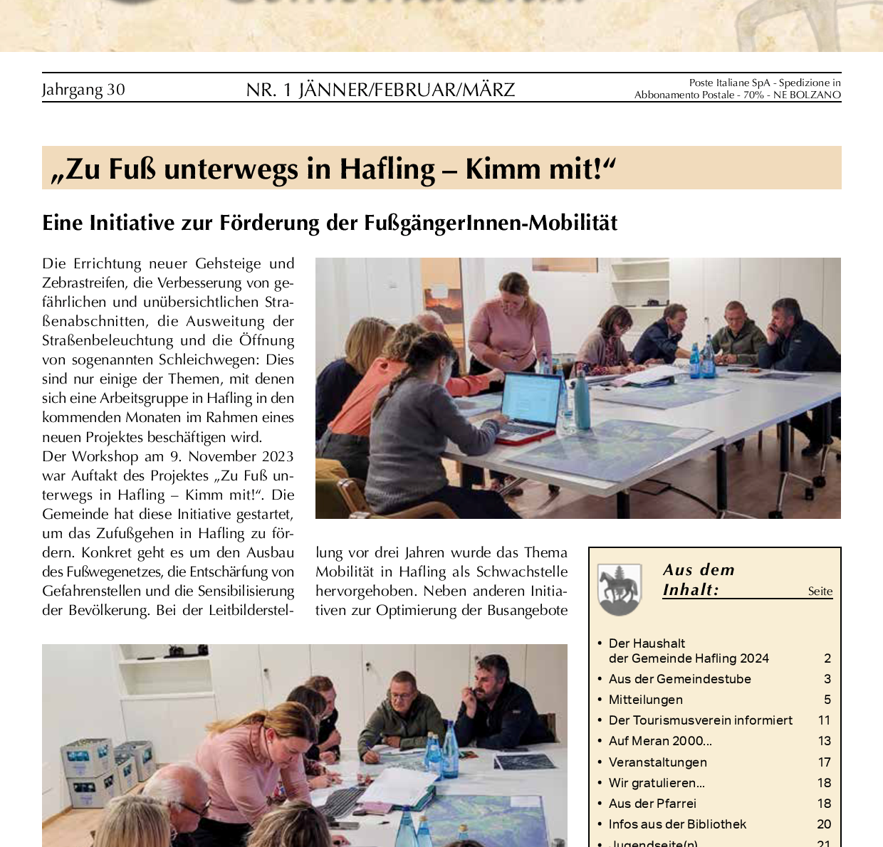 Haflinger Gemeindeblatt 01/2024