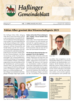 Haflinger Gemeindeblatt 02-2021